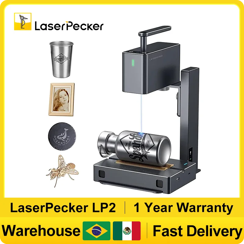 Fiber Laser Marking Machine 30W - LASERPECKER Ручной лазерный гравер Портативный мощный