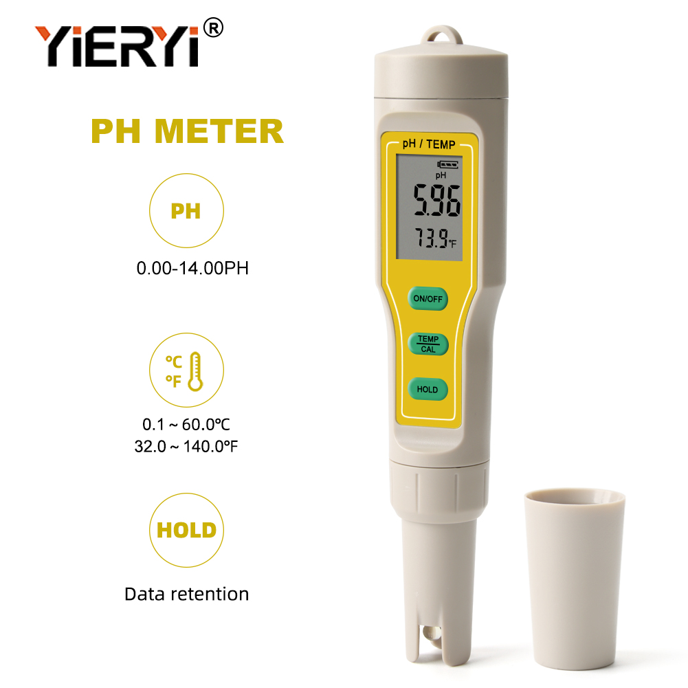 Ph Meter Digital Water Tester - Цифровой фотоph-метр Yieryi, высокоточный измеритель 0,01