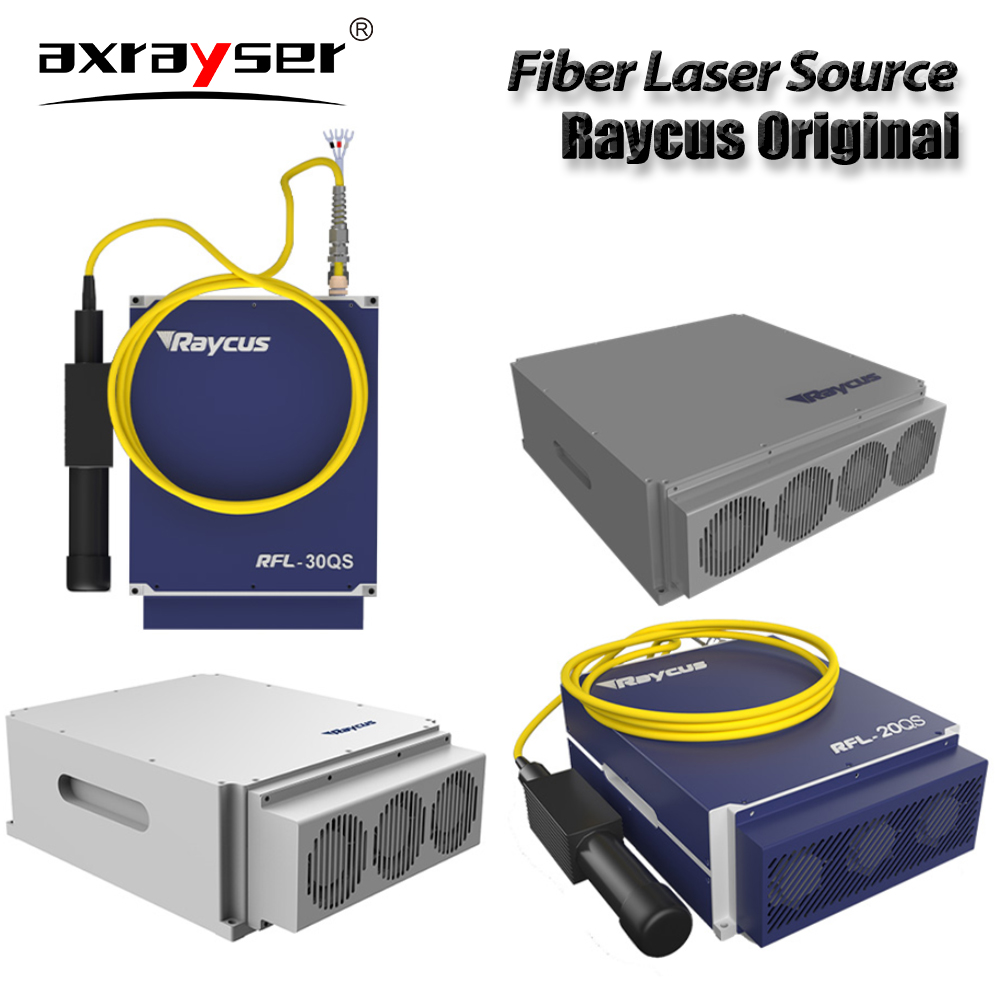 Fiber Laser Marking Machine 30W - Оригинальный волоконный лазерный источник Raycus (импульсный/континуальный)