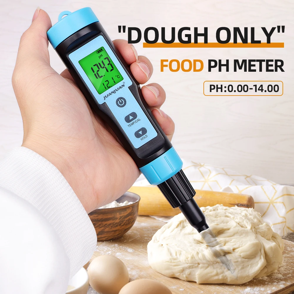 Ph Meter Digital Water Tester - Пищевой PH-метр с зондом из нержавеющей