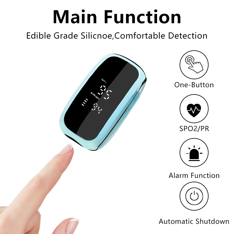 AiQUE перезаряжаемый медицинск – обзор и цена Pulse Oximeter Fingertip Rechargeable