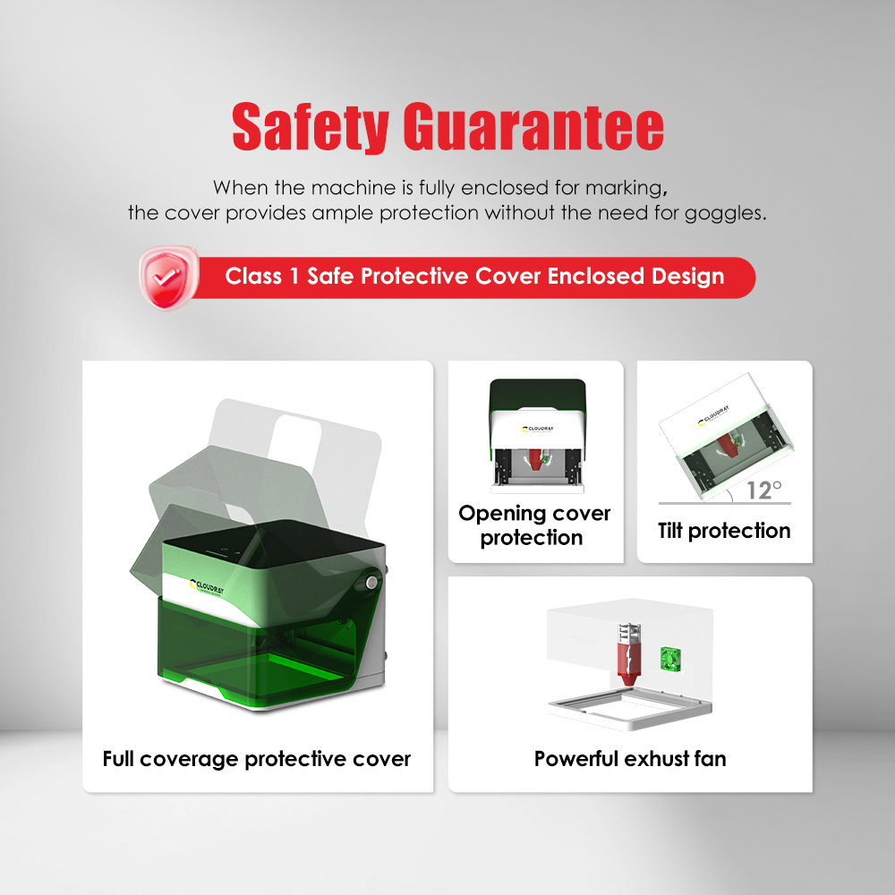 Cloudray 5000 МВт Мини-лазерны – обзор и цена Fiber Laser Marking Machine 30W
