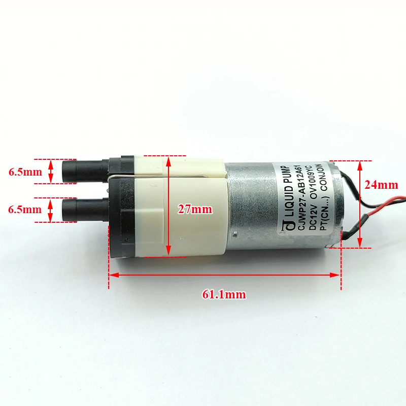 CJWP27-AB12A61 Миниатюрный диа – обзор и цена Mini Peristaltic Pump 12V