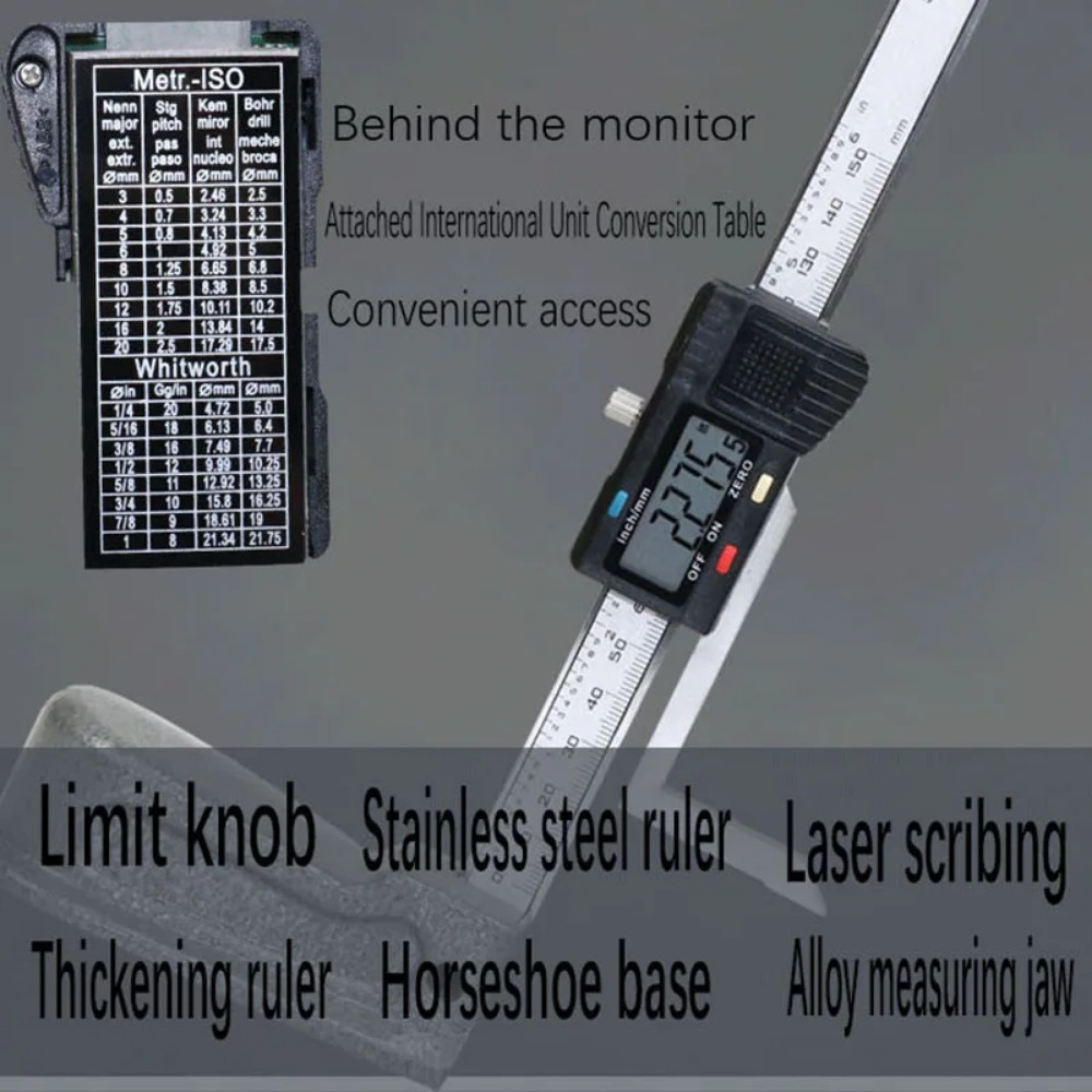 Цифровой измеритель высоты 0-1 – обзор и цена Digital Caliper 150Mm Stainless Steel