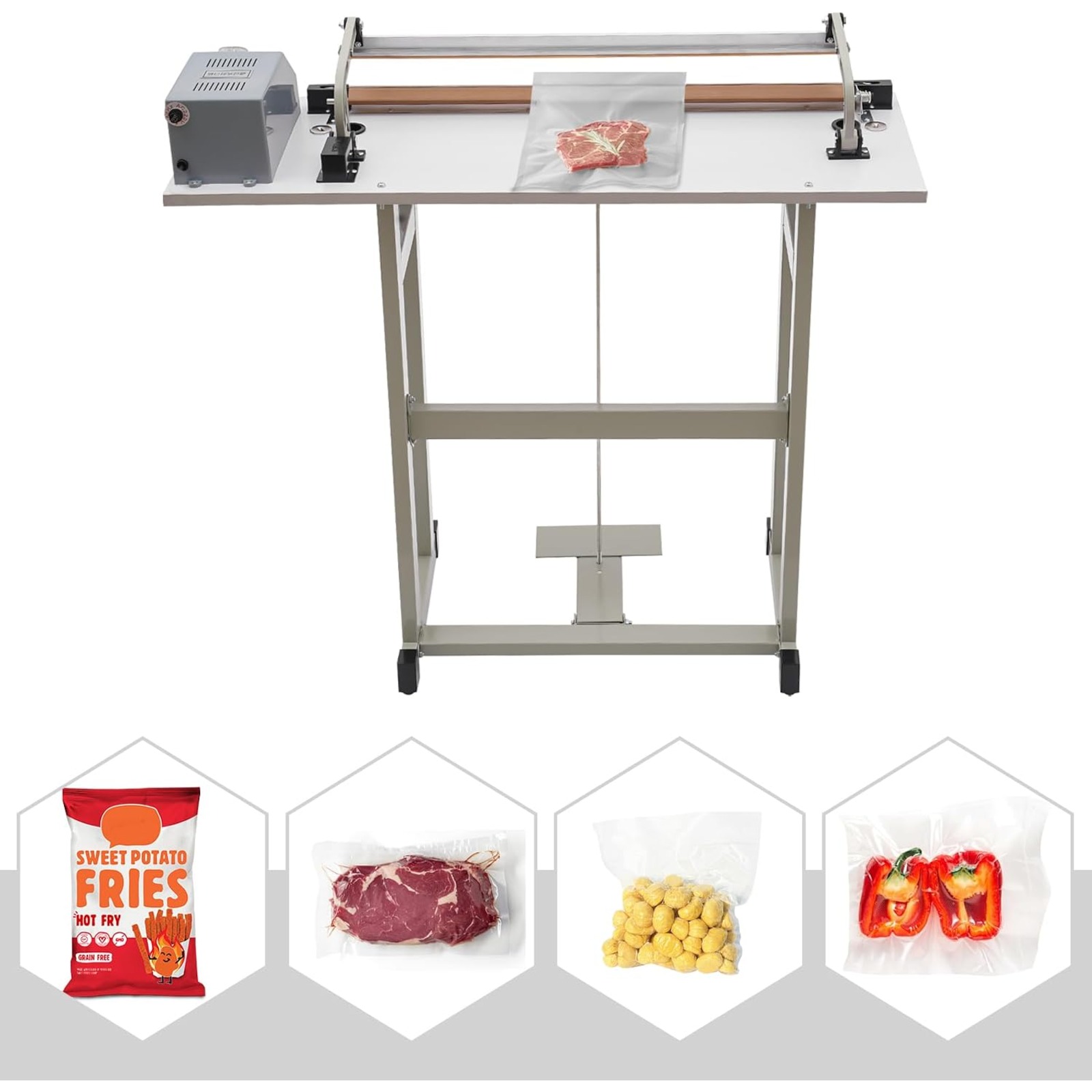 22,83-дюймовый импульсный терм – обзор и цена Plastic Bag Impulse Heat Sealer